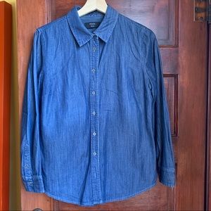 Brass Chambray Button Up